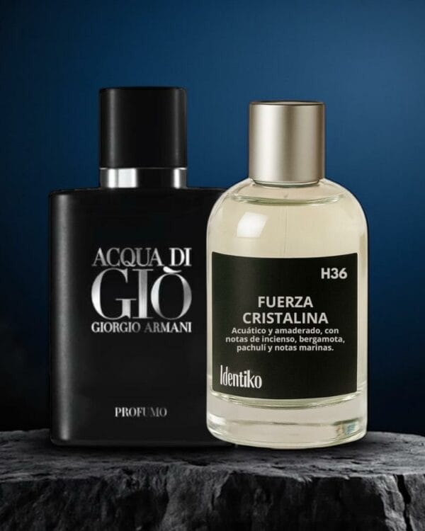 Fuerza Cristalina - (Inspirado en Aqua Di Gio Profumo by Armani) H36